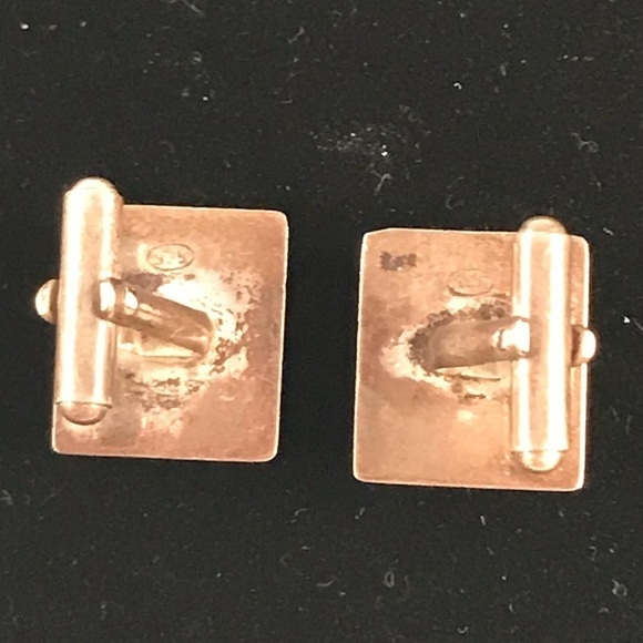 Vintage Sterling Silver Gladiator Cufflinks - Picture 3 of 5